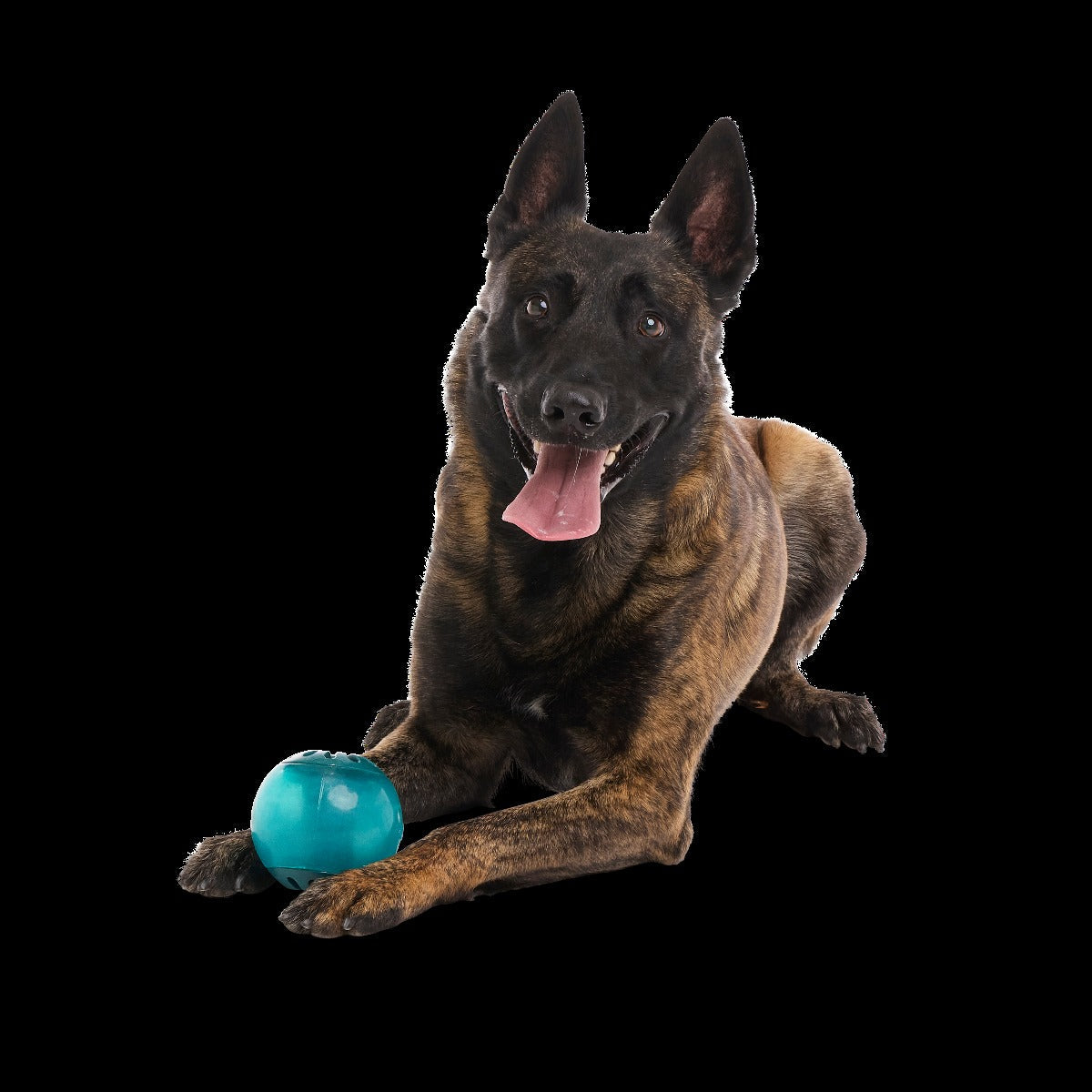 Teal Vortex Super Chewer Durable Enrichment + Fetch Dog Toy
